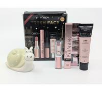 L'OREAL Fresh Face Trio Set Mascara Glow Paradise Balm-In Lipstick Primer TATTY