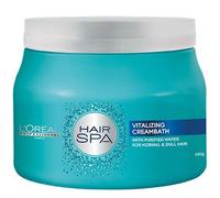 L'Oreal Hair Spa Vitalizing Cream Bath, 490g (Additive, Normal to Dull Hair)