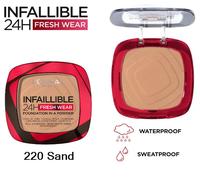 L'ORÉAL PARIS Infallible 24H Fresh Wear Foundation Powder - 220 - Sand