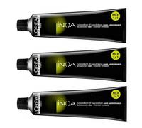 Loreal Inoa 5 Light Brown Hair Colour No Ammonia LP Colouration 3x 60 ml [Instructions may not be in English.]