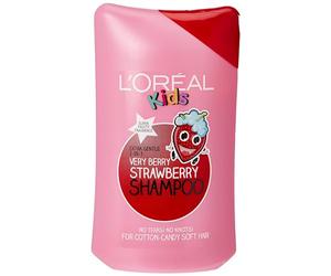 L'Oreal Kids Extra Gentle As a Bubble 2-in-1 Very Berry Strawberry Shampoo, No tears & No Knots, Cotton Candy Soft Hair Shampoo, 250ml