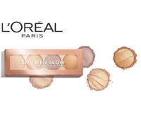 Loreal la vie en glow highlighting powder palette - # 01 warm glow