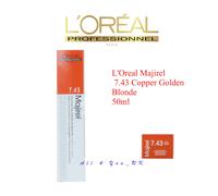 Loreal L'Oreal Professional Majirel 7.43 Copper Golden Blonde 50ml