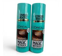 L'Oreal Magic Retouch Instant Root Concealer Spray Golden Brown 75ml X2 New