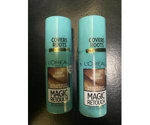 L'Oréal Magic Retouch Women's Instant Root Touch Up Spray, Dark Blonde 2 X 75ml