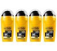 L'Oreal Man Expert Invincible Sport 96hr Roll-On Deodorant For Men 50ml (4 Pack)