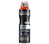 L'Oréal Men Expert 5-in-1 Antiperspirant Deodorant Spray for Sweat, 250 ml | Without alcohol, men's deodorant, against odour and white residue, 48-hour protection, carbon protect