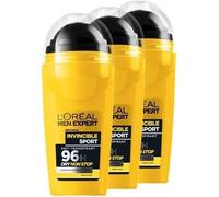 L'Oréal Men Expert 96H Invincible Sport Roll-On Anti-Perspirant, 50 ml - 3X