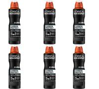 Loreal Men Expert Anti-Perspirant Deodorant Carbon Protect 250ml x 6