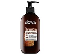L'Oréal Men Expert Barber Club 3-in-1 Beard Shampoo, Daily Beard Care Cleans Gentle Disinfected Beard and Hair Removes Bartschuppen (200 ML)