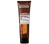 L'Oréal Men Expert Barber Club Beard Contour Shaving Cream Clear Texture for Accurate and Precise Shave with Good Visibility Cedarwood Oil (1 x 150ml)