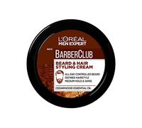 L'Oreal Paris Men Expert Men Expert Barber Club Beard Hair Styling Cream 75ml, One Colour, Men One Colour