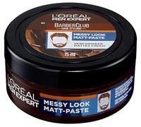 L'Oréal Men Expert Barber Club Messy Look Matt Paste, Strong Hold Hair Wax, 75 ml