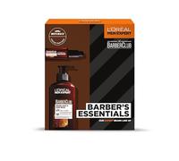 L'Oreal Men Expert Gift Set for Men, Barber's Essentials Beard Grooming Kit: Beard Oil and Beard Wash