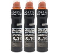 L'Oréal Men Expert Carbon Protect Anti-Perspirant 250ml | Deodorant X 3