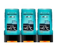 L'Oréal Men Expert Cool Power Fresh Extreme Shower Gel for Men 300 ml Pack of 3