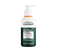 L'Oréal Men Expert Derma Control Purifying Cleansing Gel, Deep Cleanser for Oily Skin, Removes Dead Skin, Unclogs Pores, 260ml