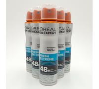 3X L'Oreal Deodorant Spray 150 ML. Man Fresh Extreme