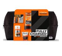 L'Oreal Paris Men Expert Fully Charged Washbag 4 Piece Gift Set for Him (Worth £25.00)