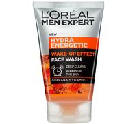 L’Oréal Paris Men Expert Wake-up Effect Face Wash 100ml, Hydra Energetic Face Wash With Vitamin C*, for Dull and Tired-Looking Skin, Cleanses Pores and Energises Skin