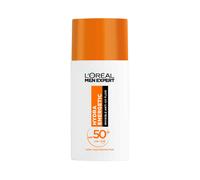 L'Oréal Men Expert Hydra Energetic Daily SPF50+ Invisible Fluid, UV Protection & Skin Revitalisation, With Vitamin C Antioxidant, 50ml