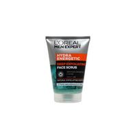 L'Oréal Men Expert Face Scrub, Hydra Energetic Deep Exfoliating Face Wash for Men 100 ml