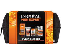 L'Oreal Paris Men Expert Fully Charged Washbag 4 Piece Gift Set for Him (Worth £25.00)