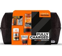 L'Oreal Paris Men Expert Fully Charged Washbag 4 Piece Gift Set for Him (Worth £25.00)