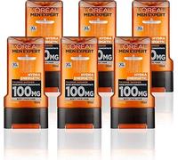 L'Oréal Paris Men Expert Hydra Energetic Shower Gel for Men, 300ml Pack of 6, Bulk Buy