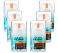 Loreal Men Expert Hydra Energy 6x 50ml Cooling Gel Anti Shine 24h Moisture