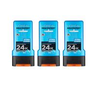 Loreal Men Expert Hydra Power Mountain Water 3 in 1 Shower Gel 300ml - Pack of 3