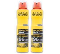 L'Oréal Men Expert Invincible 96hr Deodorant 250ml x2