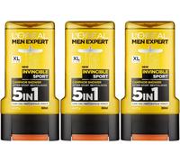 L'Oréal Men Expert Invincible Sport 5 in 1 Camphor Shower 300ml X 3