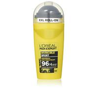L'Oréal Men Expert Invincible Sport 96H Anti-Perspirant Deodorant for Men, 50 ml, Pack of 6, Bulk Buy
