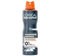 L'Oreal Men Expert Hypoallergenic Deodorant, Magnesium Defence Hypoallergenic 48 Hour Protection Mens Deodorant-No colour No Size