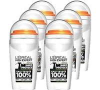 L'Oréal Men Expert Men's Deodorant Anti-Traces 48 Hours Effectiveness - Shirt Protect - 6 x 50ml
