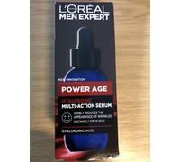 Men Expert Power Age Serum, Hyaluronic Acid Serum for Ageing, Dry & Dull Skin L'Oréal Paris Multi 30ml