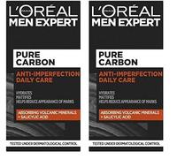 L'Oreal Men Expert Pure Carbon Salicylic Acid Anti-Spot Exfoliating Daily Face Cream, 50 ml (Pack of 2)