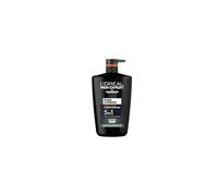 L'Oréal Men Expert, Pure Carbon, 5-in-1 XXL Shower Gel, A Total Action Body, Face, Hair Wash, Shave and Moisturiser Powered By Carbon, Total 5-in-1 Action, Large 1L Pump