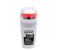 Loreal Men Expert Shirt Control anti Transpirant 48h Deo Roll on against Stains and Textilverhärtung, 6er Pack (6x50ml)
