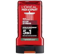 L'Oréal Men Expert Shower Gel for Body, Face And Hair, Ice Effect And Extra Cooling-Kick for Mens, Ultimate Vitality, 1 x 250 ML