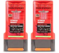 L'Oréal Men Expert Stress Resist Shower Gel 300ml X 2