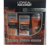 Loreal Men Expert The Daily Expert Gift Set, Eye Roll-On, Moisturiser, Deodorant