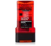 L'Oréal Men Expert Ultimate Vitality Shower Gel for Men, Grape Vine Extract Cleans and Revives Men's Skin (Face, Body and Hair) Gently Without Drying Out, 1 x 300 ml