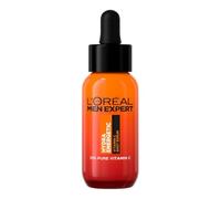 L'Oréal Paris Men Expert Serum Vitamin C Shot Brightening Refreshes 30ml | With Pure Vitamin C, Brightens, Smooths, Refreshes Dull Tired Skin, Non-Greasy, Non-Sticky, 30ml