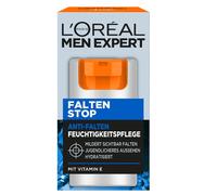 L'Oréal Men Expert Face Care Against Wrinkles for Men, Anti-Ageing Moisturiser Against Skin Aging and Dark Circles, Face Cream for Men with Vitamin E, Wrinkle Stop, 1 x 50 ml
