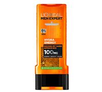 LOréal Men Expert XXL shower gel and shampoo for men, shower gel to cleanse body, hair and face, men's body care for long-lasting freshness with taurine, Hydra Energy, 1 x 400 ml