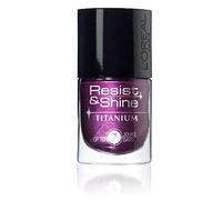 L'Oréal Nail Polishes Resist and Shine Titanium Black Gloss 733