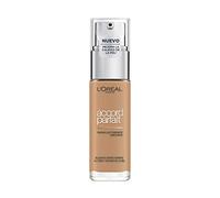 L'Oréal Paris Accord Parfait Liquid Foundation, Dry to Normal Skin Formula Enriched with Hyaluronic Acid, Ambre doré (7.D), 30 ml