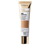 L'Oreal Paris Age Perfect BB Cream 06 Medium Honey, light-weight, Infused with hydrating serum, Vitamin B3, SPF 50